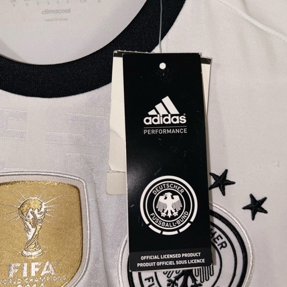 GERMANY NATIONAL TEAM 2016 HOME FOOTBALL SHIRT JERSEY ADIDAS Men SIZE SMALL - Picture 6 of 9